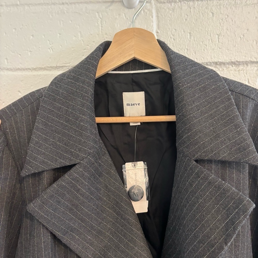 NWT Anthropologie Maeve 80 s boxy blazer jacket - Picture 7 of 10